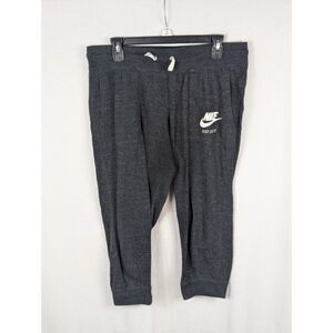 Y2K Nike Capri Sweatpants Gray Women's Size Large
